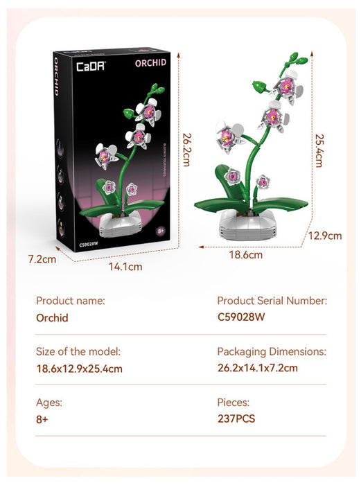 Orchid Building Block Planter by CaDA