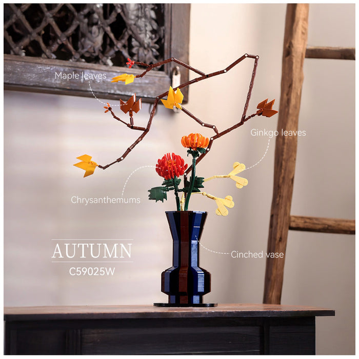 Oriental Floral Art : Autumn by CaDA