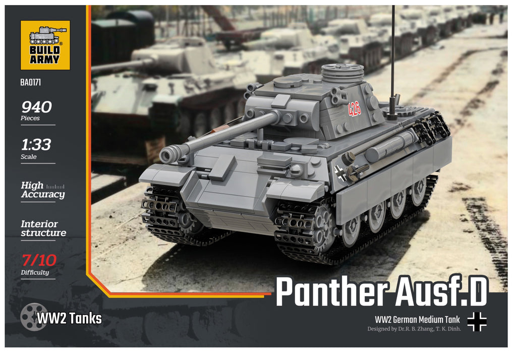 Panther Ausf D Tank by Build Army