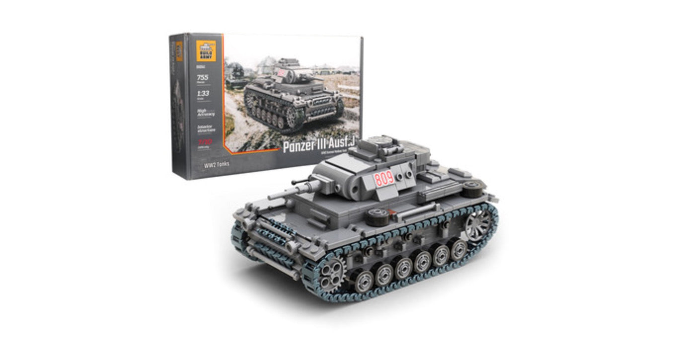 Panzer 3 Tank By Brick Army