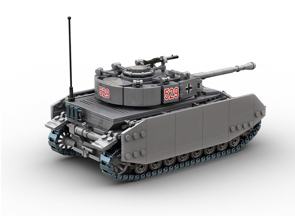 Panzer 4 Tank By Brick Army