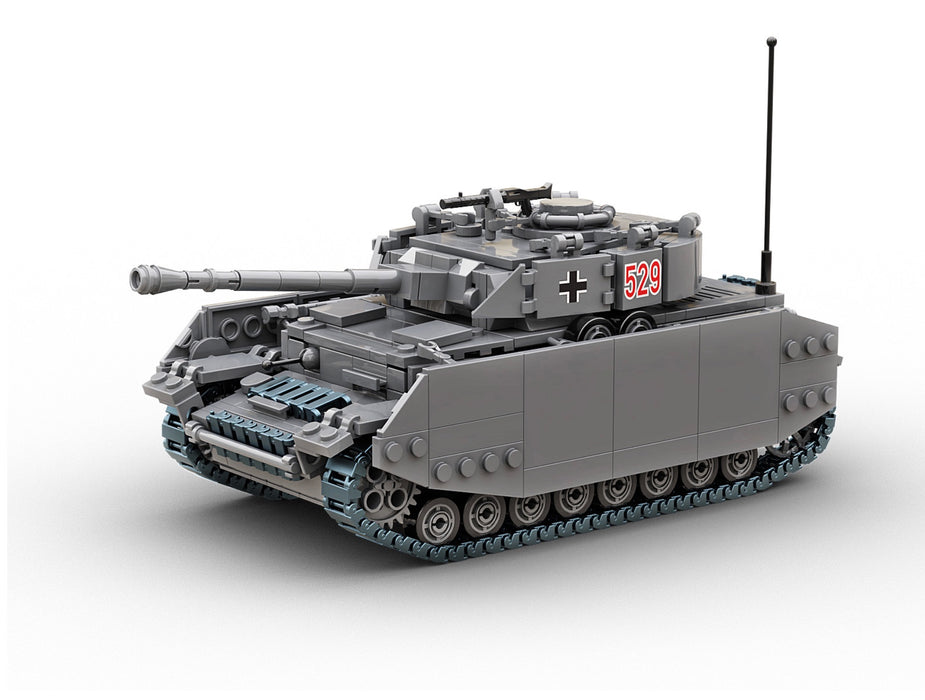 Panzer 4 Tank By Brick Army