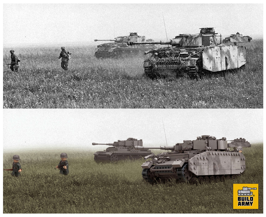 Panzer 4 Tank By Brick Army