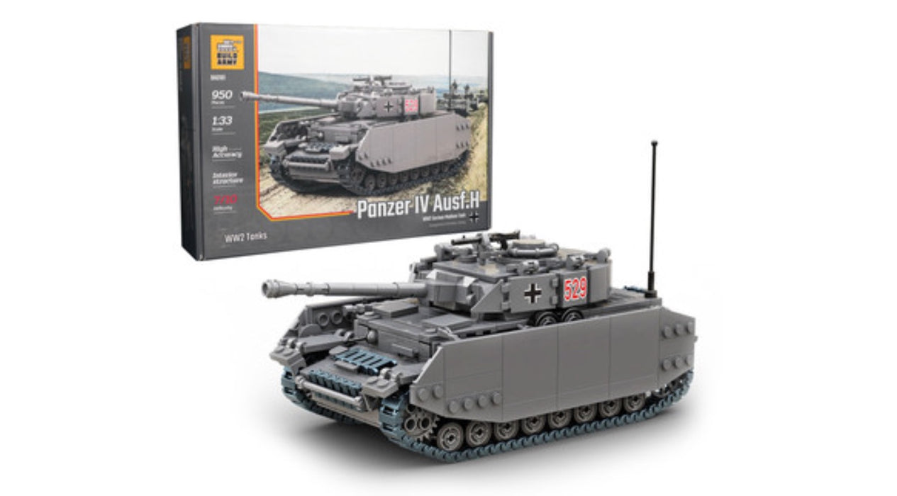 Panzer 4 Tank By Brick Army