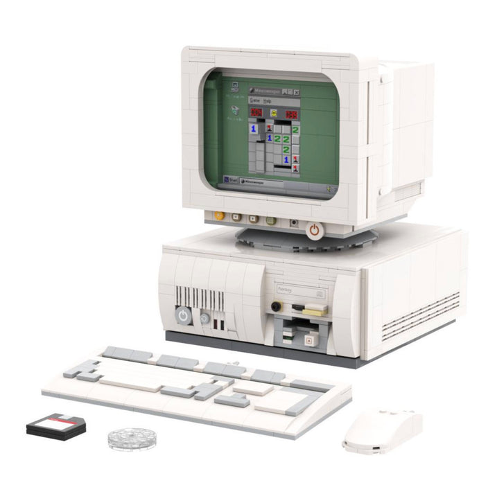 90s Desktop PC Brick Set by Pantasy