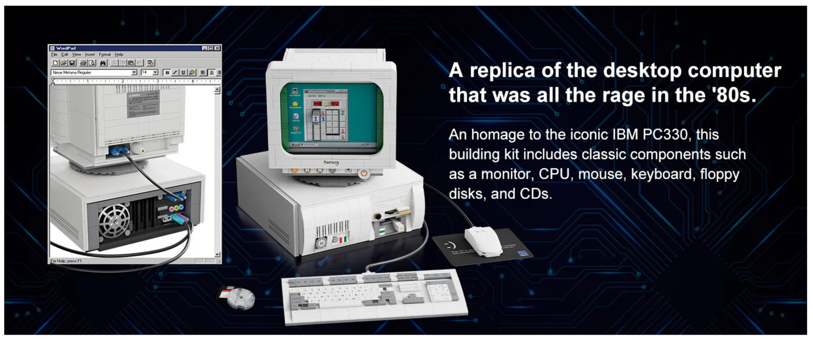 90s Desktop PC Brick Set by Pantasy