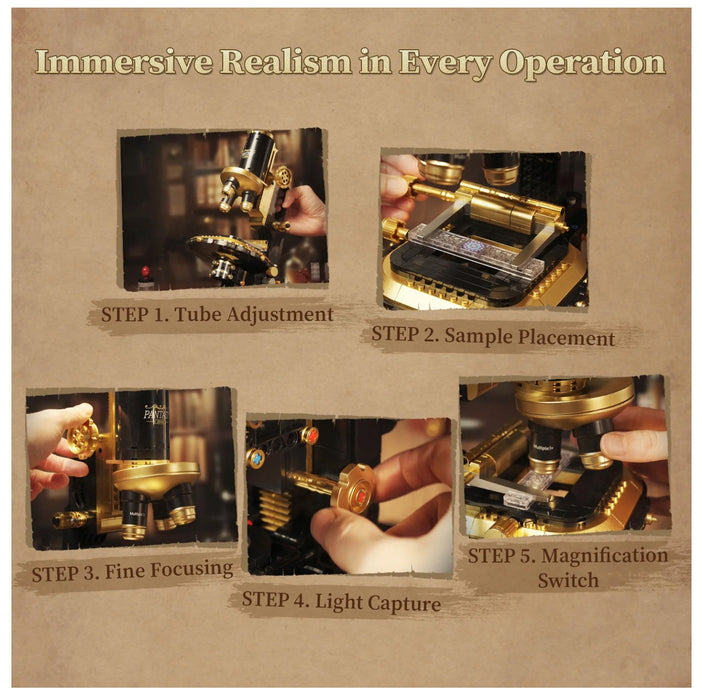 Microscope with Accessories by Pantasy