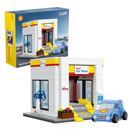 Car wash for Brick Moidular city build brick sets
