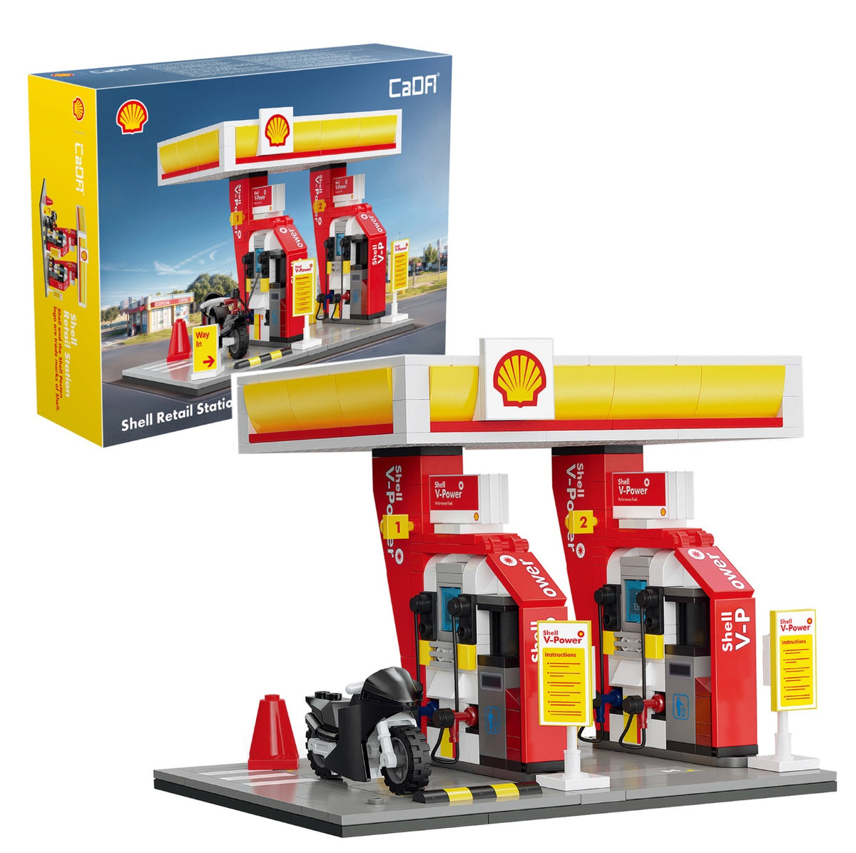 Shell Petrol Pumps Station By CaDA– bricknique : The UK's Best ...