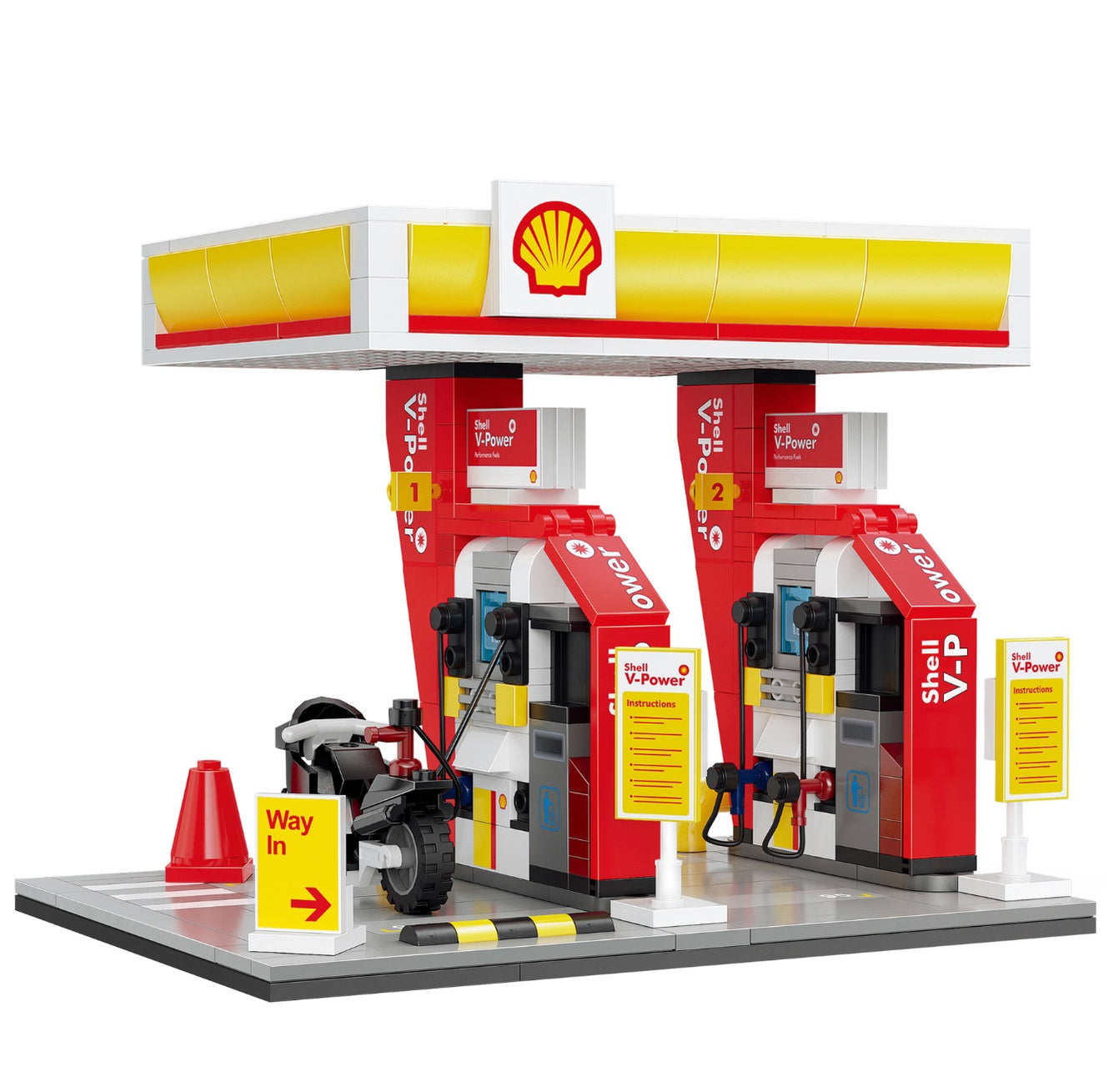 Shell Petrol Pumps Station By CaDA– bricknique : The UK's Best ...