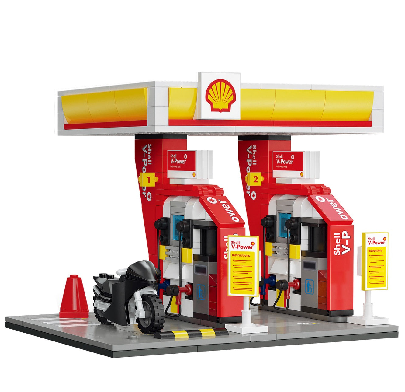 Shell Petrol Pumps Station By CaDA– bricknique : The UK's Best ...
