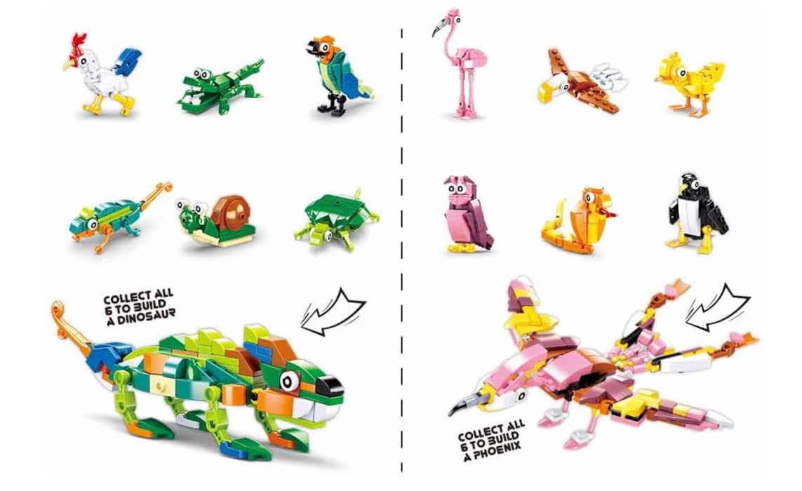 Q Bricks Egg (Ovi Series) - Collectable Blind Bag Set : 1 Egg