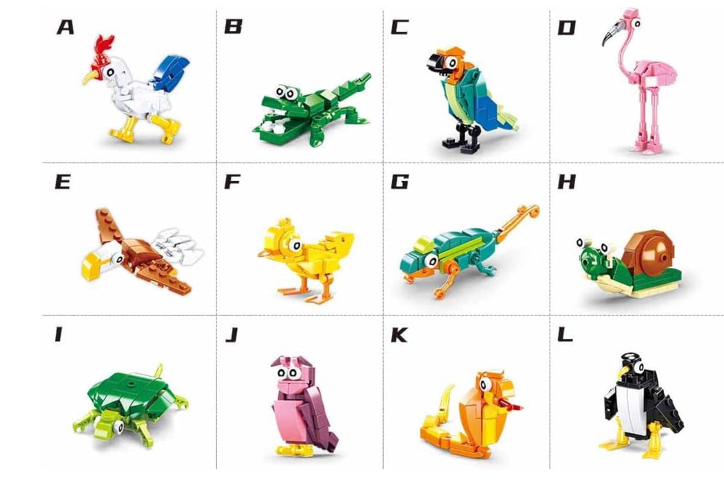 Q Bricks Egg (Ovi Series) - Collectable Blind Bag Set : 1 Egg