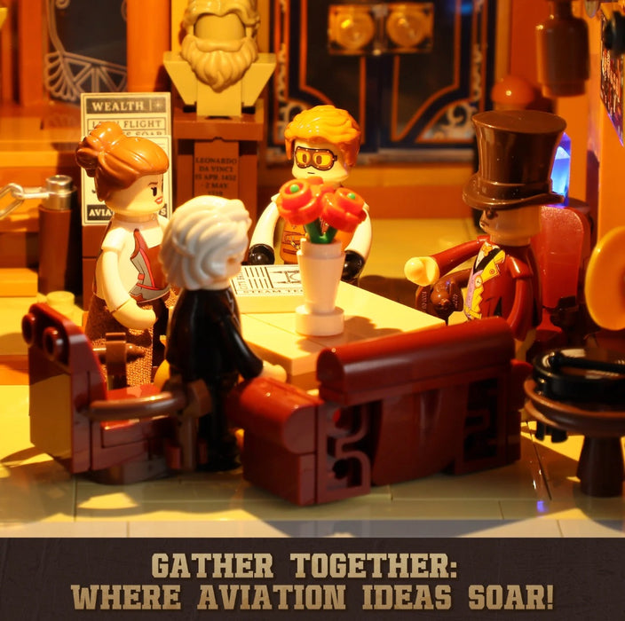 Steampunk Flying Club By Lumibricks