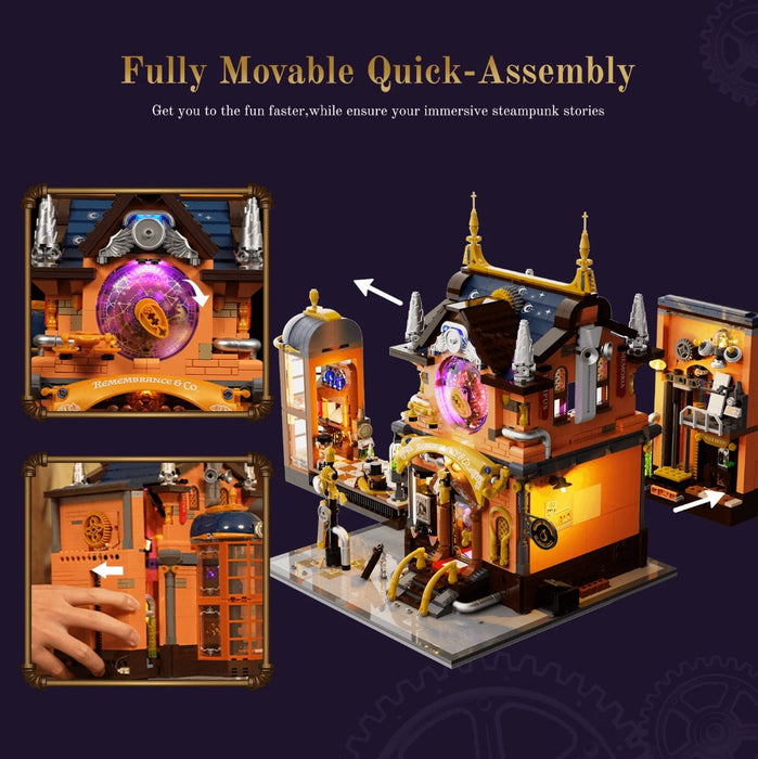 Steampunk Memory Magic Shop By Lumibricks