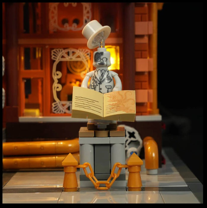 Steampunk Time Rift Library by Lumibricks