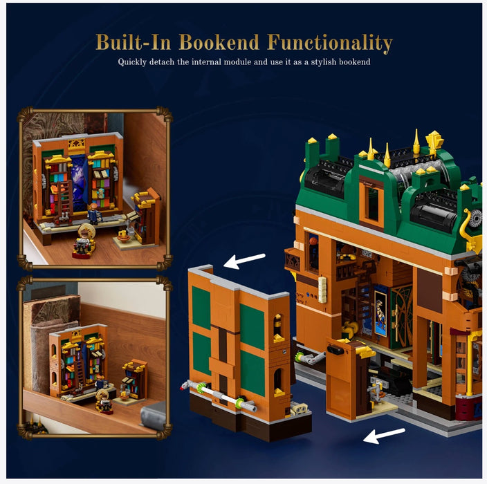 Steampunk Time Rift Library by Lumibricks