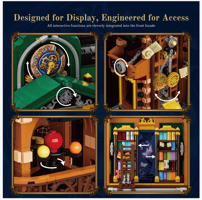 Steampunk Time Rift Library by Lumibricks
