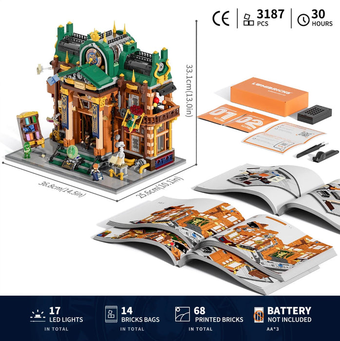 Steampunk Time Rift Library by Lumibricks