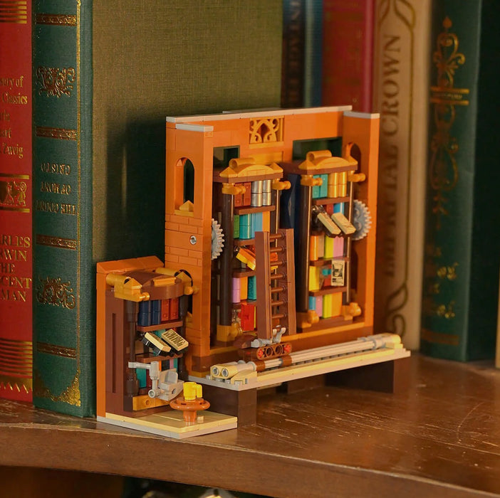 Steampunk Time Rift Library by Lumibricks