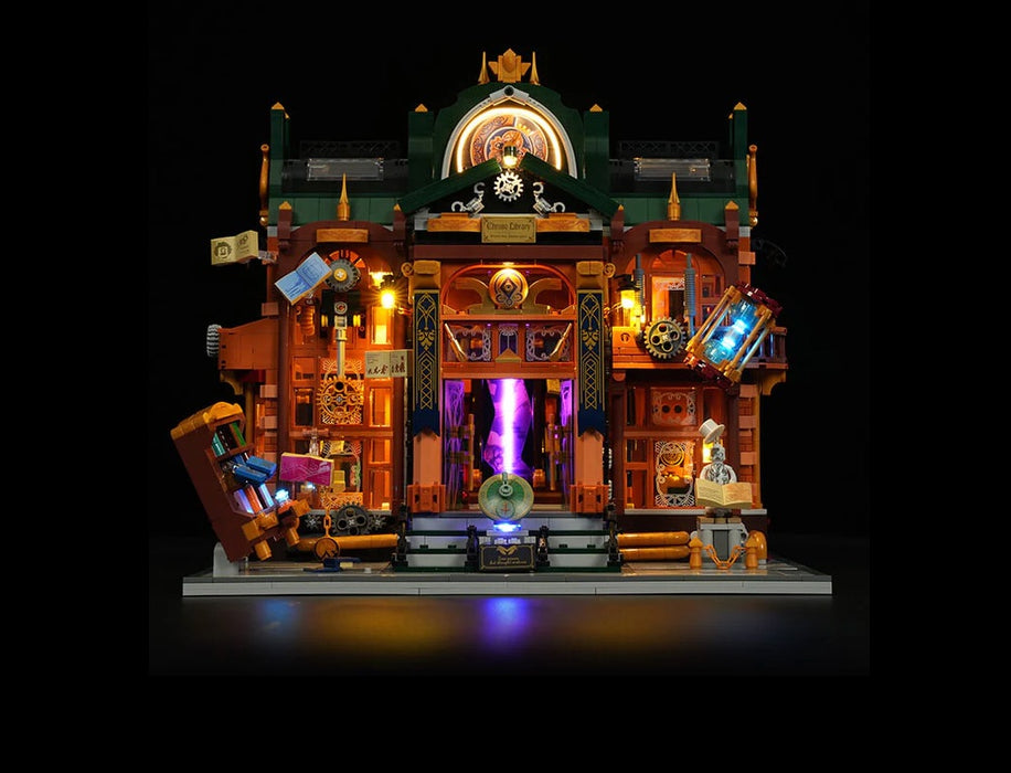Steampunk Time Rift Library by Lumibricks