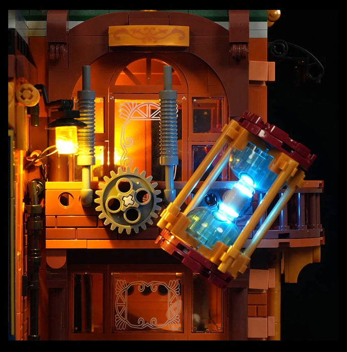 Steampunk Time Rift Library by Lumibricks