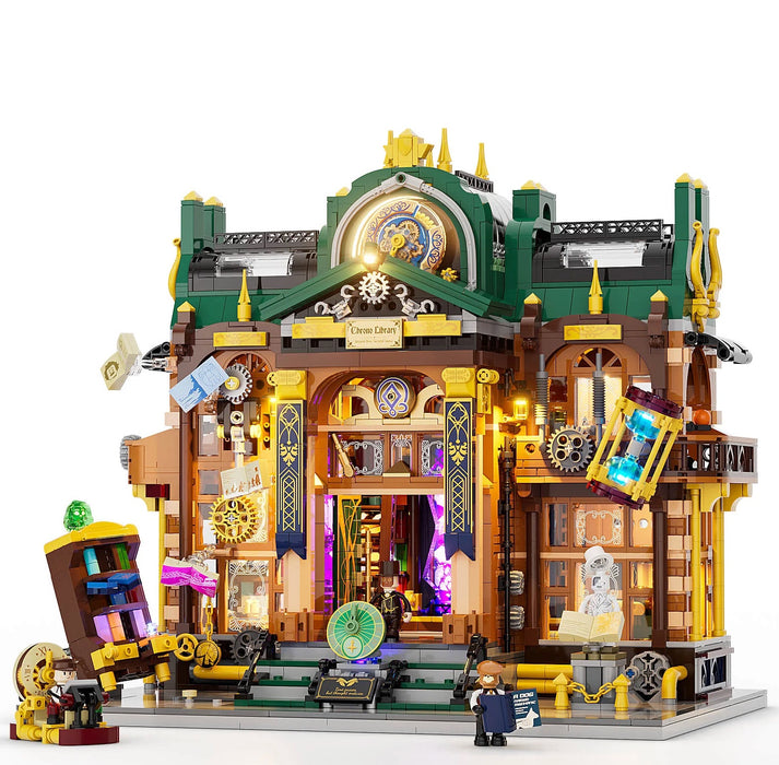 Steampunk Time Rift Library by Lumibricks