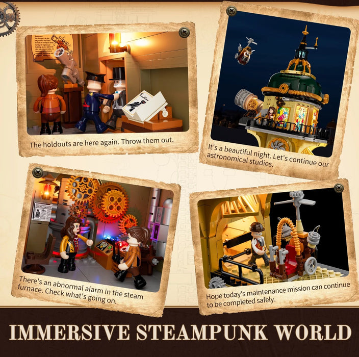 Steampunk Watch Tower By Lumibricks