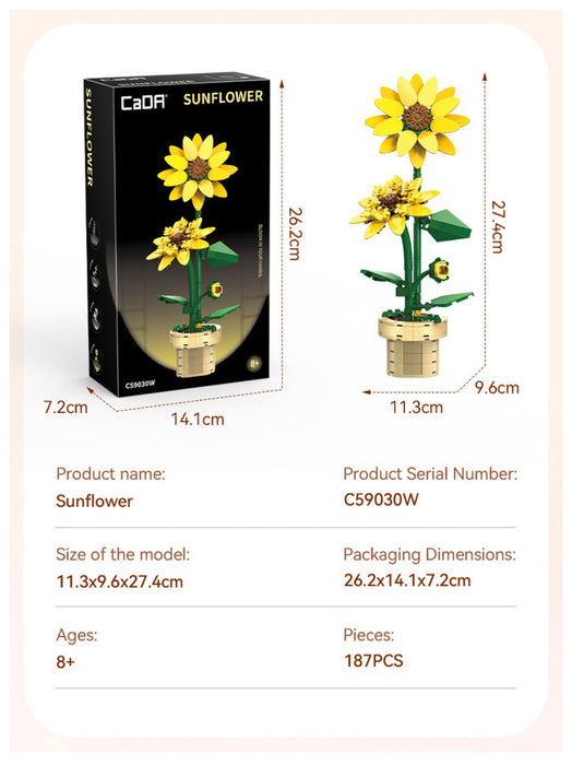 Sunflower Planter by CaDA