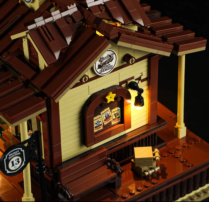 Old West Train Station by Lumibricks