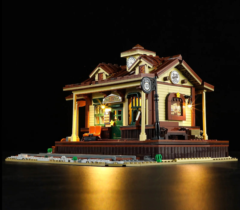 Old West Train Station by Lumibricks
