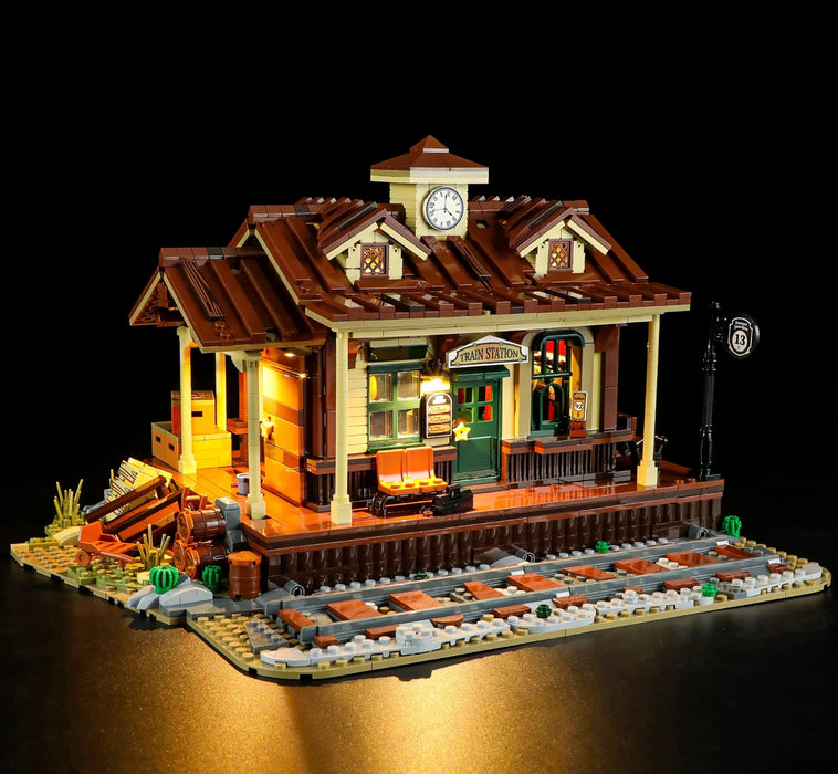 Old West Train Station by Lumibricks