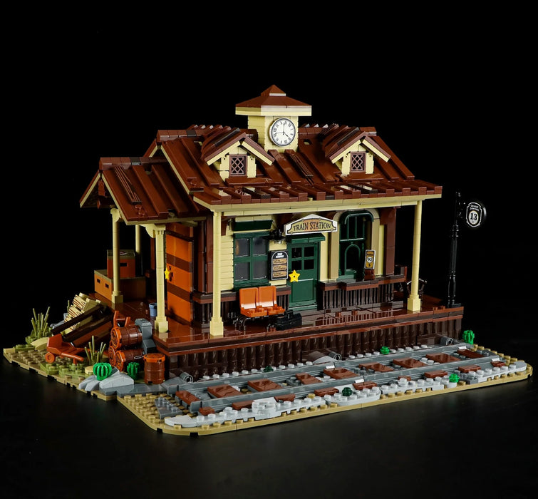 Old West Train Station by Lumibricks