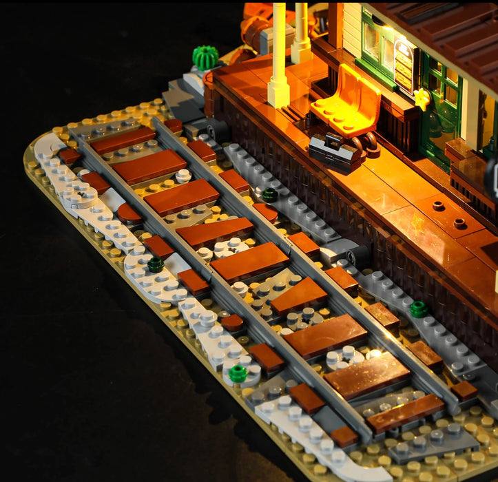 Old West Train Station by Lumibricks