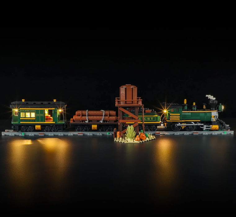 Western Freight Train by Lumibricks UK