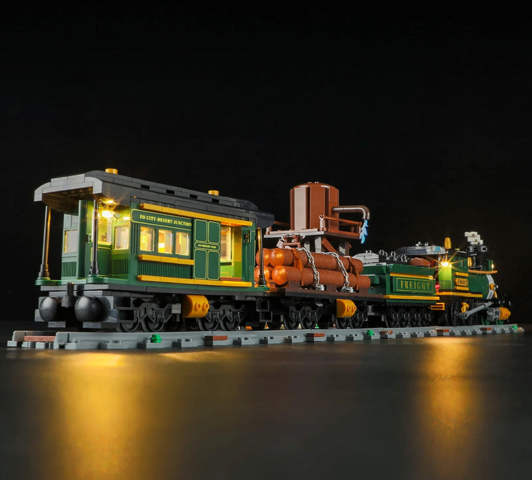 Western Freight Train by Lumibricks UK