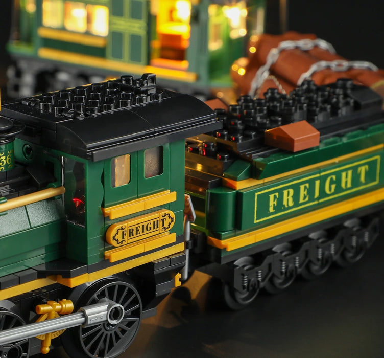 Western Freight Train by Lumibricks UK