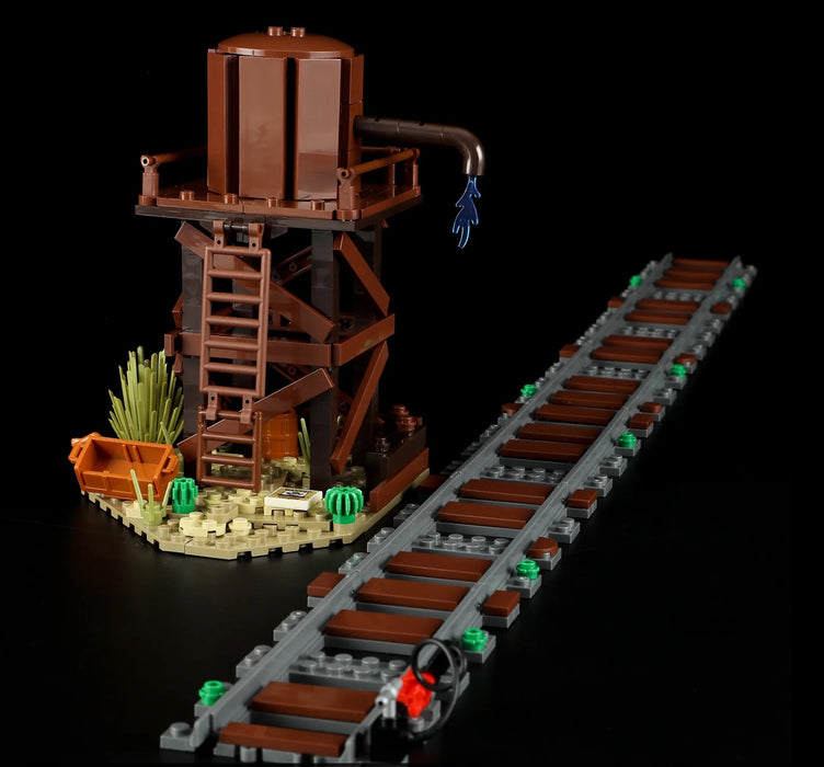 Western Freight Train by Lumibricks UK