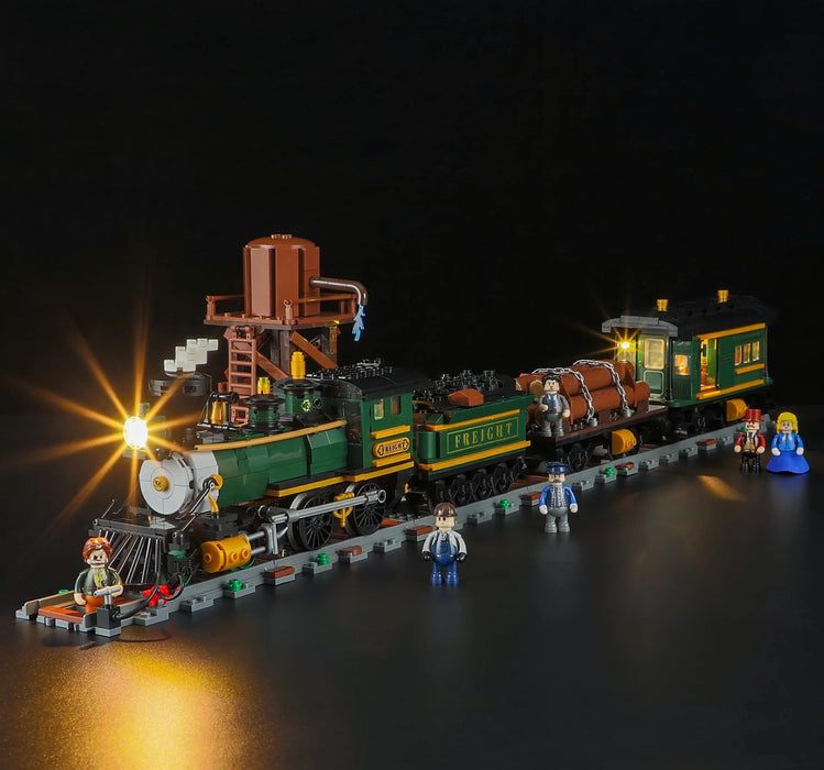Western Freight Train by Lumibricks UK