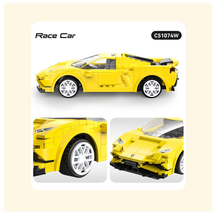 Yellow Evo Sports Car by CaDA