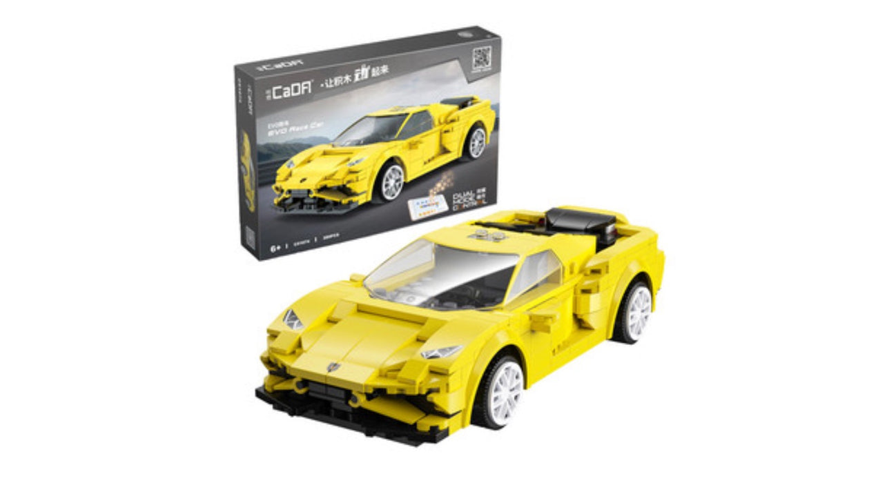 Yellow Evo Sports Car by CaDA