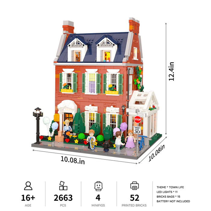Redbrick Row House By Lumibricks