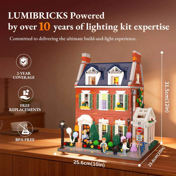 Redbrick Row House By Lumibricks