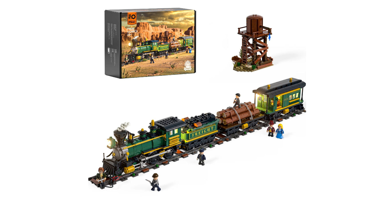 Western Freight Train by Lumibricks UK