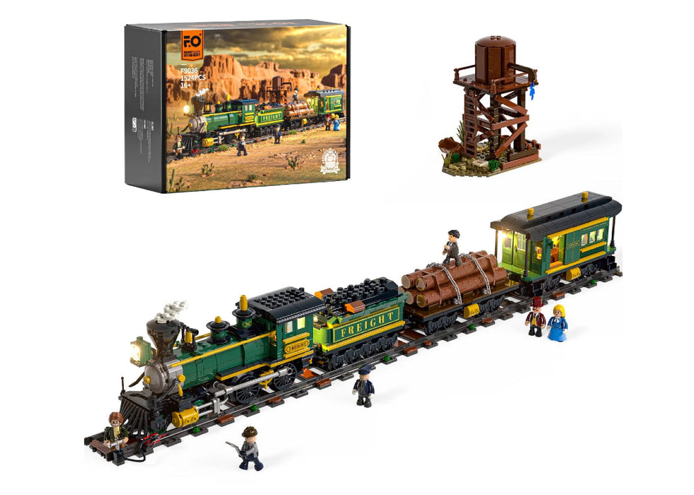Old West Freight Train by Lumibricks UK